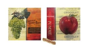 Set Tablouri Retro Fructe