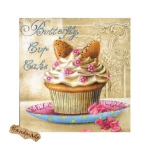 Tablou Butterfly cup cake